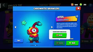 Unlocking chromatic brawler Otis in brawl star