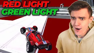 Playing a Unique Red Light Green Light Trial Map