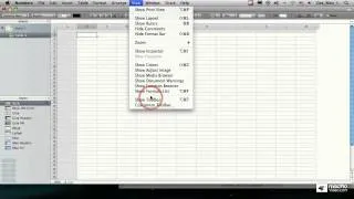 Numbers '09 101: Core Numbers '09 - 05. ShowHide the Toolbar
