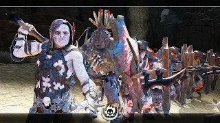 Shadow of War Unique Sword Master Overlord Marauder Trickster Difficulty Nemesis In Desert