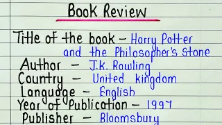 Harry Potter book review in english || Book review on Harry Potter and the philosopher’s stone