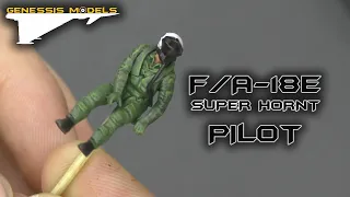 Pilot Painting : Rapid Video Build : F/A-18E Super Hornet : Meng Models : 1/48 Scale Model