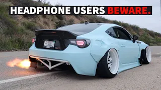 2-STEP Flame Tune For My Supercharged FRS! (LOUD)