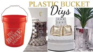 PLASTIC BUCKET DIYS THAT WILL GIVE YOUR HOME AN EXPENSIVE LOOK!