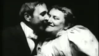 The First Kiss in film history “May Irwin kiss” Edison, 1896