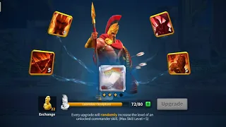 Skill Max leonidas I Rise of Kingdoms ROK