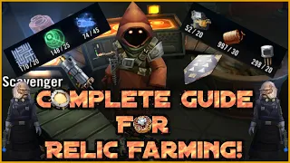 SWGOH - Complete Relic Farming Guide - How To Best Farm Relic Materials! - SEE INSTANT RESULTS!