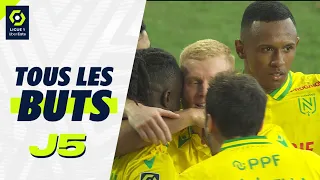 Tous les buts de la 5ème journée - Ligue 1 Uber Eats / 2023-2024