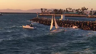 Dramatic Redondo Beach Harbor Rescue