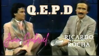 Juan Gabriel  LLORA frente a  Ricardo Rocha PARTE 1
