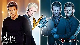 Angel & Spike vs. Klaus & Elijah (Buffyverse vs The Originals) | Who Wins