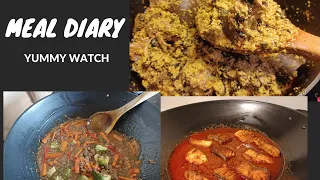 Cook with me | Egusi soup, Minced Beef sauce, Fish Stew, rice | Yummy meals