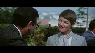 Wine Scene with Glenda Jackson & Walter Matthau from Hopscotch (1980)