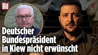 Diplomatische Demütigung: Selenskyj erteilt Steinmeier Ukraine-Verbot