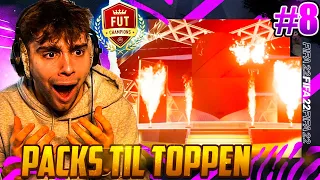 PACKER DEN PERFEKTE WALKOUT TIL HOLDET! + FUT CHAMPIONS! | PACKS TIL TOPPEN #8