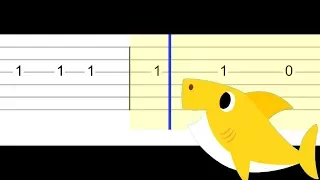 Baby Shark Song (Easy Guitar Tabs Tutorial)