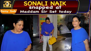 Sonali Naik Snapped at Maddam Sir Set today | Sony Sab | Glitter And Glamour |