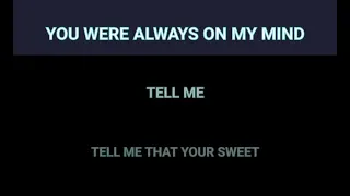 Always On My Mind (piano) - Willie Nelson | Karaoke