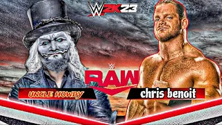 uncle howdy vs chris benoit|| WWE 2K23 PS2