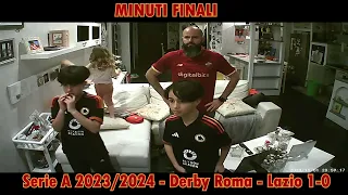 Goal Reaction Derby Roma - Lazio 1-0