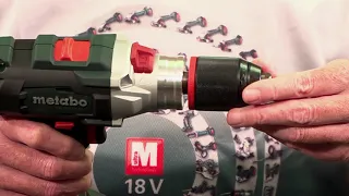 SB 18 LTX BL I Cordless Impact Drill Scope of Delivery - Metabo