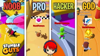 NOOB vs PRO vs HACKER vs GOD | Stumble Guys Hindi Gameplay