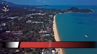 #2 Bophut Beach 2018  Koh Samui  Thailand  overflown with my drone