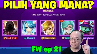 [ID] Pilih Yang Mana? Hall of Heroes Minggu ke 9 - FW series Ep 21 (Summoners War)