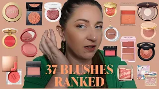 RANKING ALL 37 OF MY POWDER BLUSHES - FROM WORST TO BEST