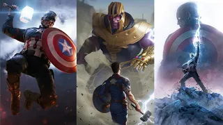 Captain America vs Thanos 🔥🔥|| Captain America's thor style revenge || #shorts #captainamerica