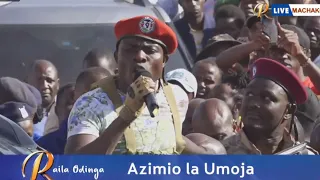 "RAILA ODINGA IS BIGGER THAN KENYA" Jeshi la Baba Ghetto President declares at Machakos Azimio Rally