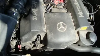Как снять или заменить поликлиновой ремень + схемы обвода вокруг шкивов Mercedes W210