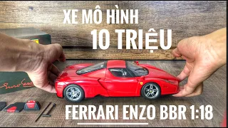 BBR 1/18: Ferrari Enzo Red Full Opened - Mô hình siêu xe Ferrari