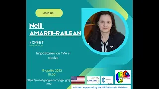 GetADAPTABLE. Impozitare cu TVA și accize. TRAINER - Nelli AMARFII-RAILEAN