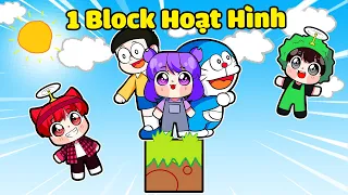 NABEE THỬ THÁCH 24H SINH TỒN 1 BLOCK HOẠT HÌNH TRONG MINECRAFT*NABEE 1 BLOCK HOẠT HÌNH 😍😜