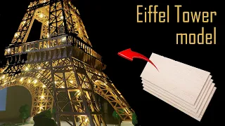 Eiffel Tower scale Model TIMELAPSE