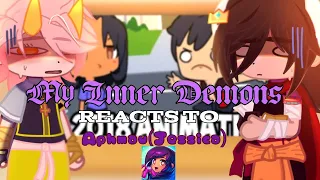 FLASH WARNING ⚠️|My Inner Demons react to Aphmau (Jessica) remake|read Description