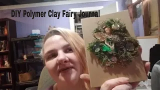 Polymer Clay Fairy Journal Cover