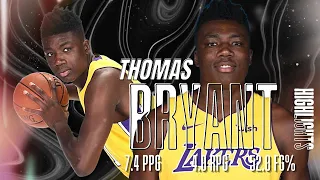 Thomas Bryant offensive/defensive HIGHLIGHTS ~ "Welcome back to LA!"