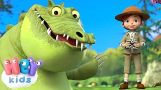 Le crocodile d’Afrique 🐊 Comptines et chansons pour bébé - HeyKids Français