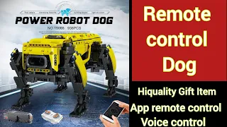 Remote Control Dog | MOULD KING 15066 Technical Robot Toys |Gift Item | Voice Control