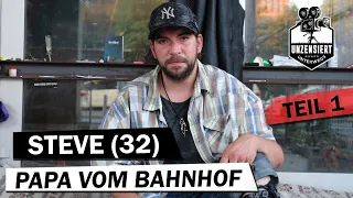 10 Jahre obdachlos am Bahnhof - Teil 1/2 Interview, Steve (32) - Dortmund Hauptbahnhof