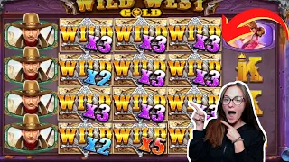 ИГРАТА "WILD WEST GOLD" НАПРАВО ПОЛУДЯ!🎰🔥 ГОЛЯМА ПЕЧАЛБА /СЪКРАТЕНА ВЕРСИЯ 29.09/🔴