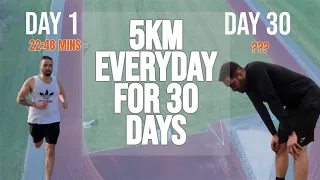 I attempted to run 5k everyday for 30 days