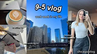 9-5 work week in my life | realistic days, busy social calendar, office day, & balancing it all