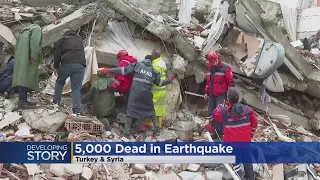 More than 5,000 dead following earthquakes in Turkey, Syria