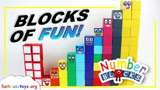 All New Numberblocks 11 to 20 | Counting Numbers with Fun House Toys | Learn to Count