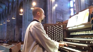 Improvised prelude on Introit chant Da Pacem Domine