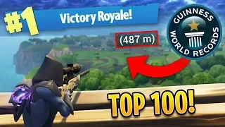 TOP 100 BEST FORTNITE SNIPER SHOTS OF ALL TIME