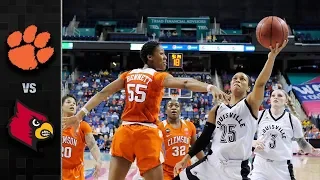 Clemson vs. Louisville ACC Women's Basketball Tournament Highlights (2019)